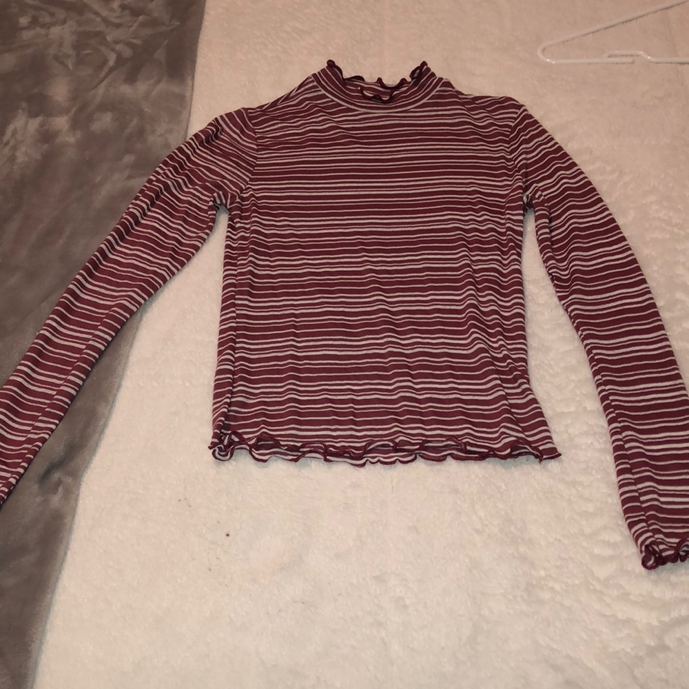 Striped long sleeve shirt